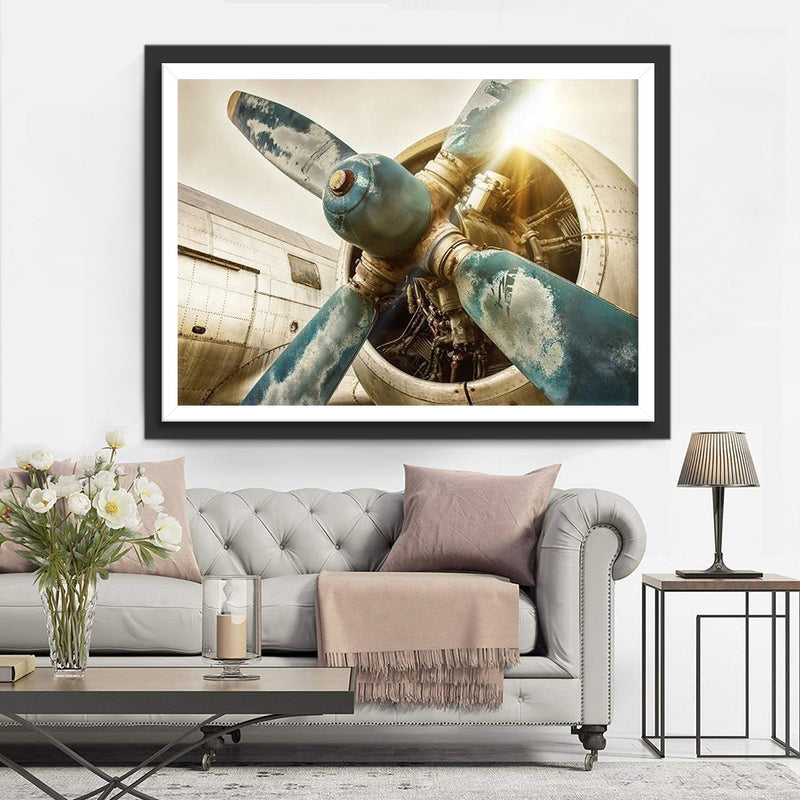 Airplane Propeller Diamond Painting