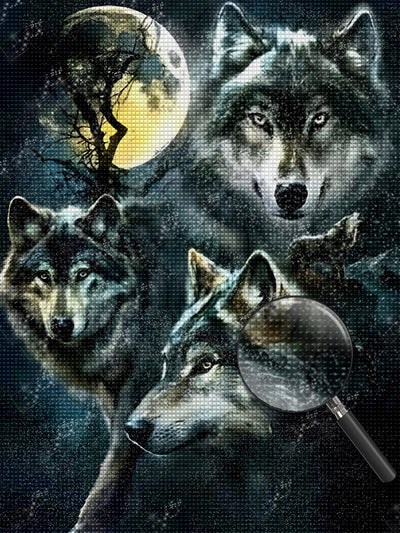 Wolf 5D DIY Diamond Painting Kits DPWOLH145
