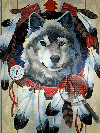 Wolf 5D DIY Diamond Painting Kits DPWOLH149