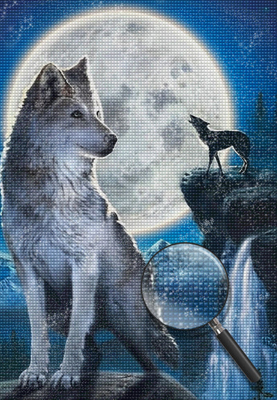 Wolf 5D DIY Diamond Painting Kits DPWOLH161