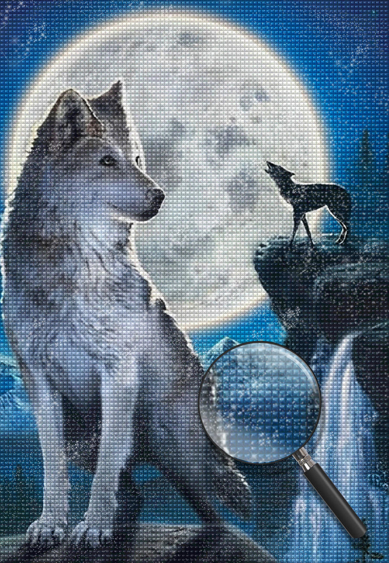 Wolf 5D DIY Diamond Painting Kits DPWOLH161