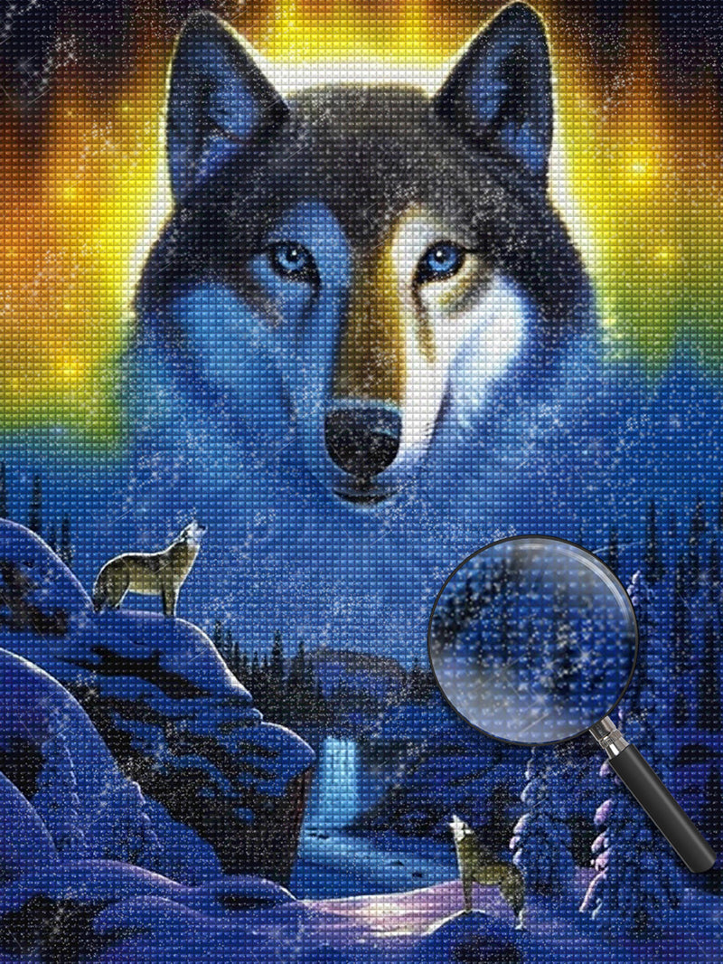 Wolf 5D DIY Diamond Painting Kits DPWOLH176
