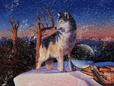 Wolf 5D DIY Diamond Painting Kits DPWOLW118