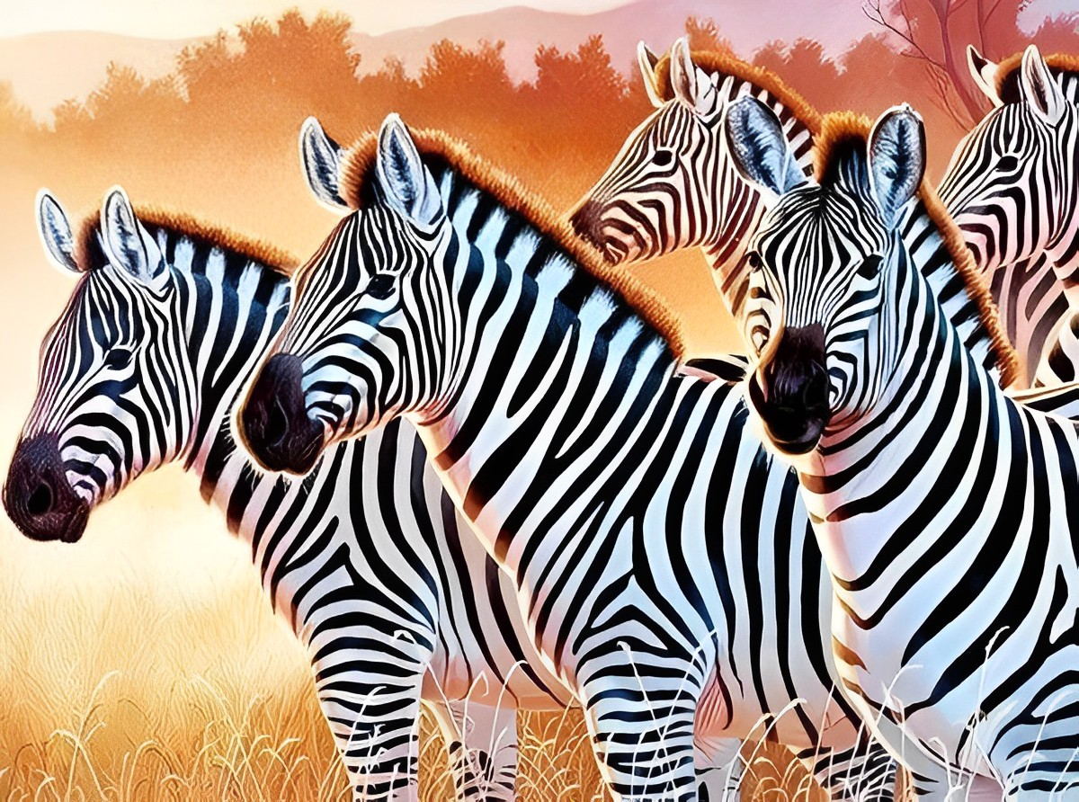 Zebras Diamond Painting