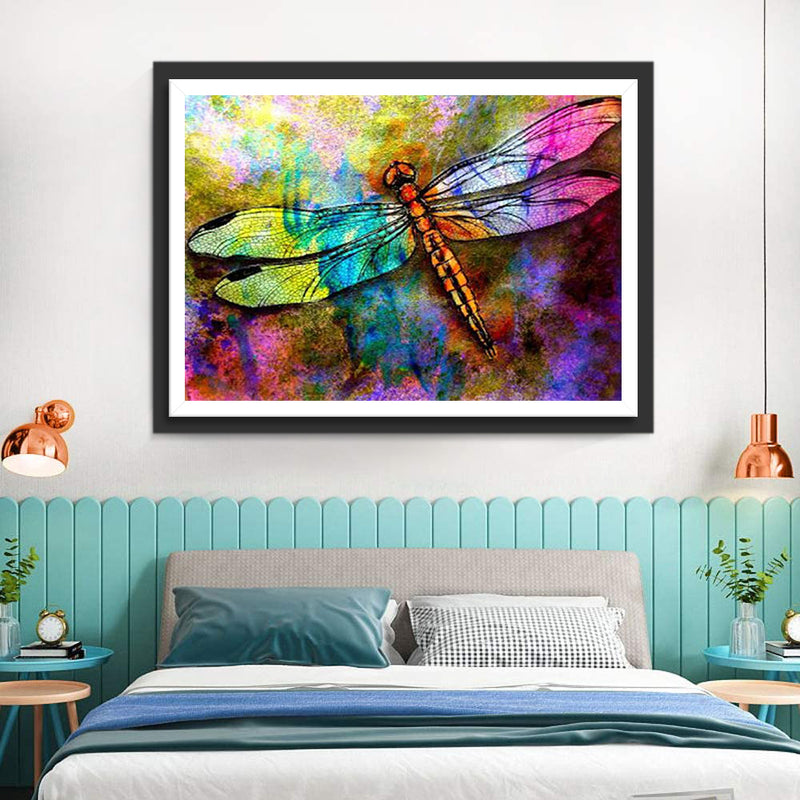 Dragonflies and Green Plants Diamond Painting