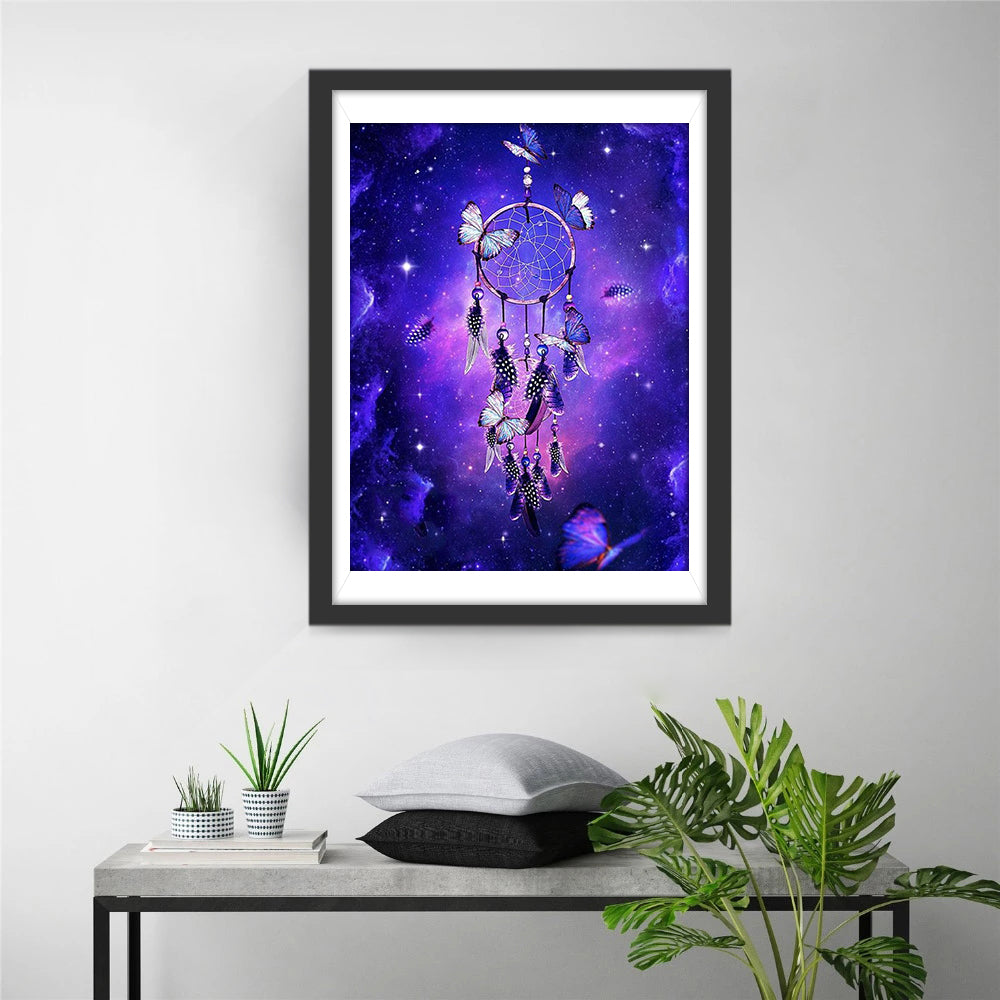 Dream Catcher and Purple Sky Diamond Painting
