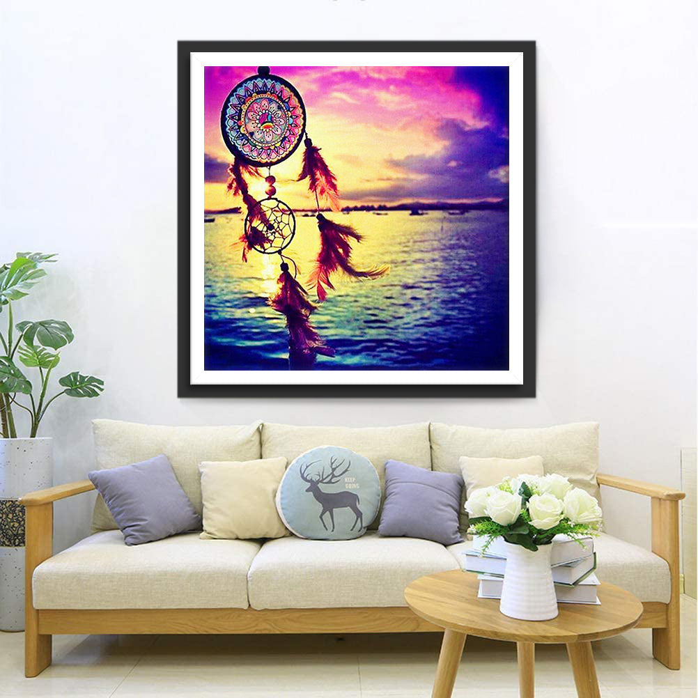 Lakeside Dream Catcher Diamond Painting