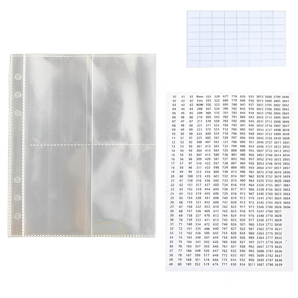 Diamond Storage Ziplock Bag And DMC Number Sticker