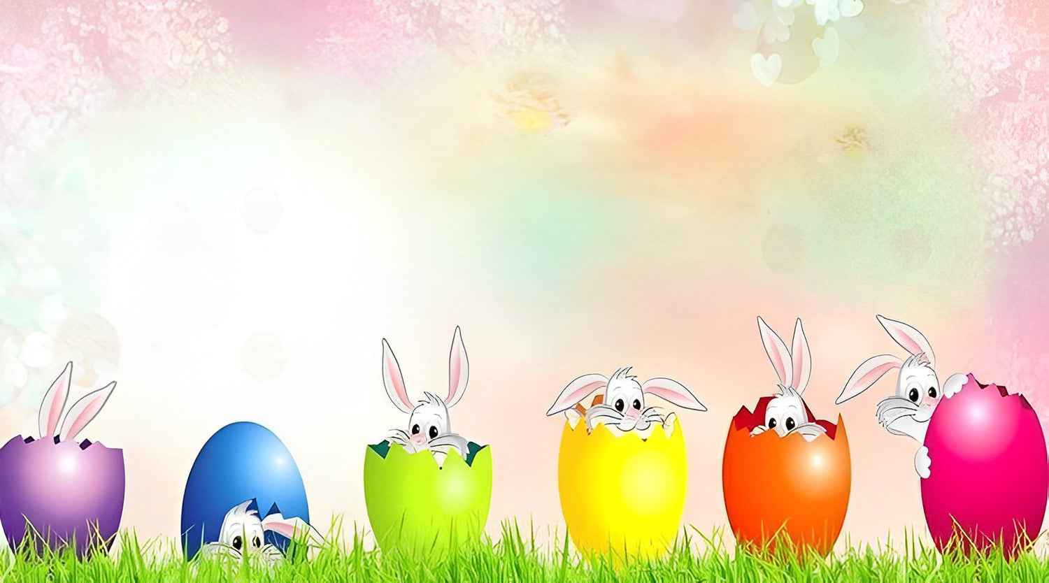 Easter Bunnies and Eggs Diamond Painting