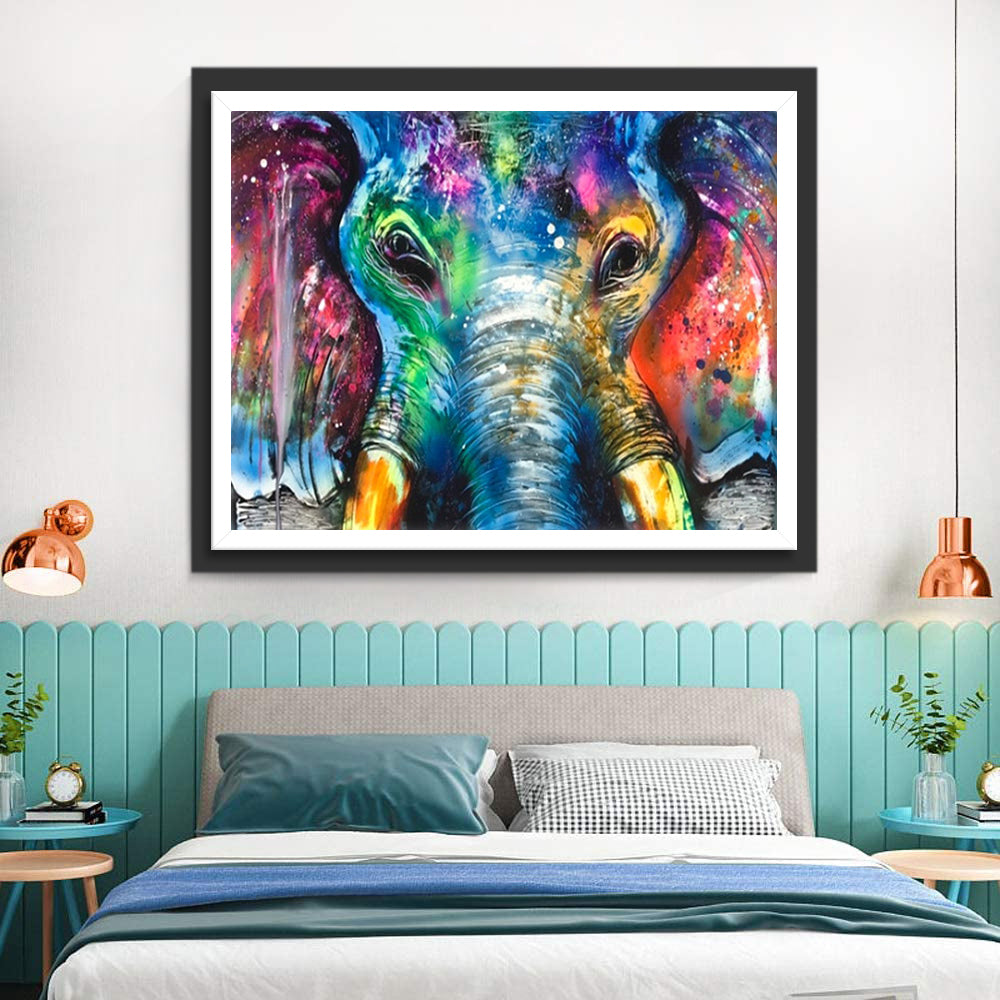 Colorful Elephant Animal Diamond Painting