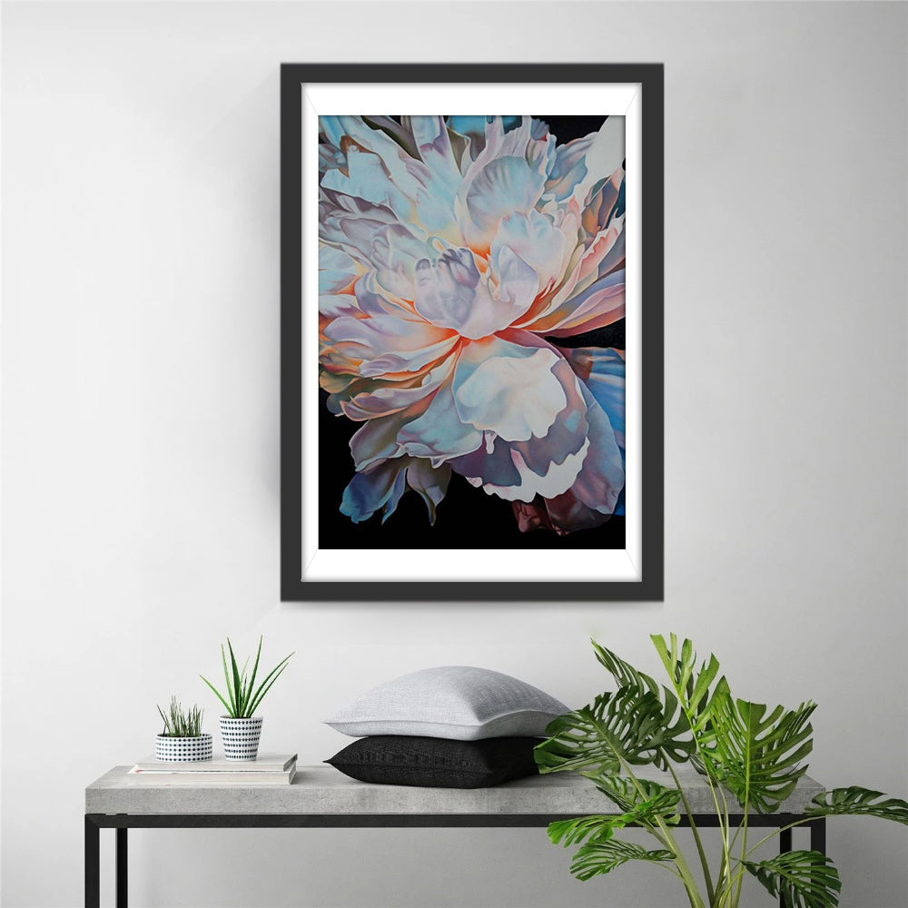 Beautiful White Peony Diamond Painting