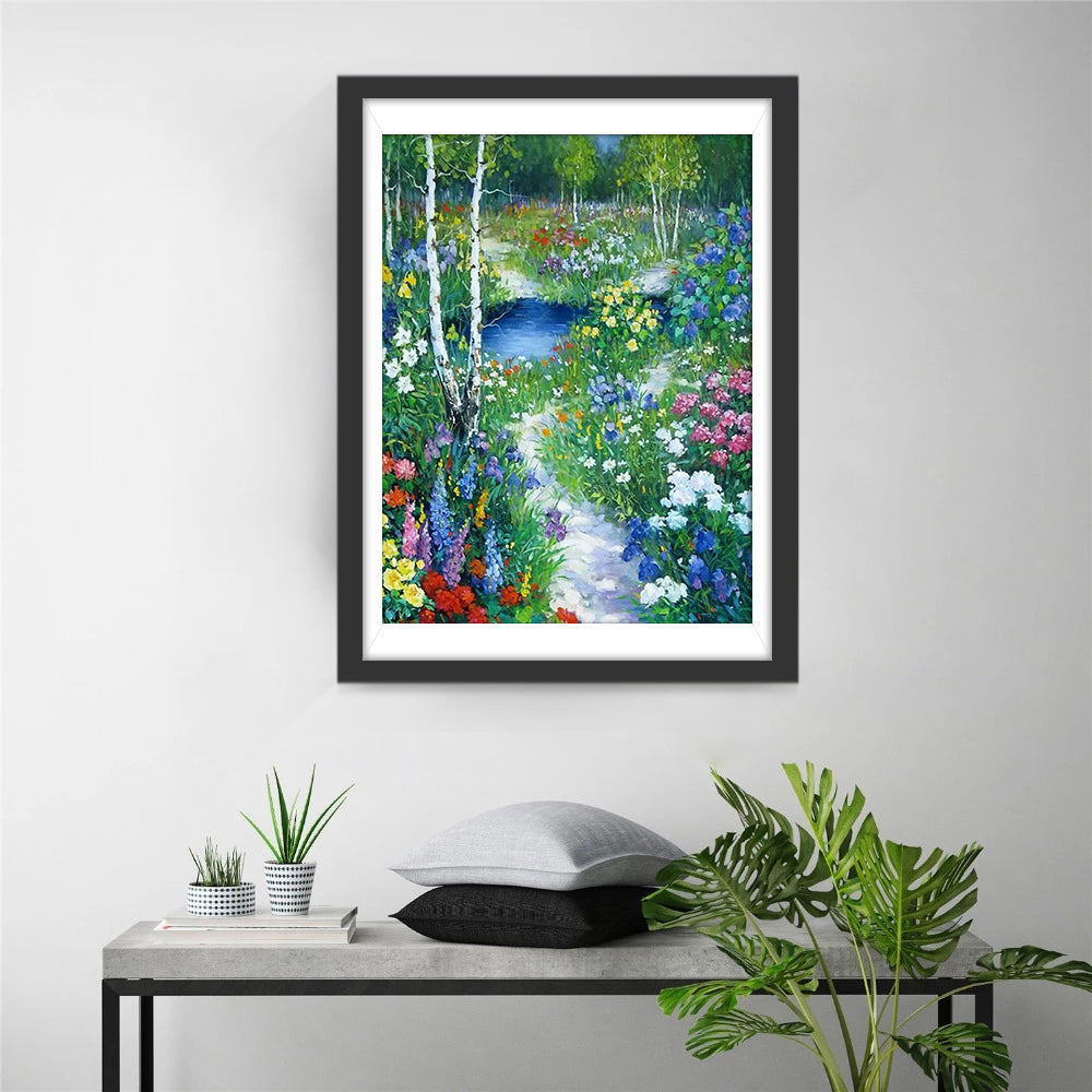 Garden path Diamond Painting