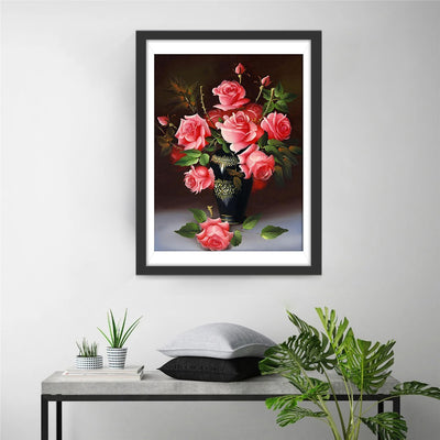 Bouquet of Pink Roses 5D DIY Diamond Painting Kits