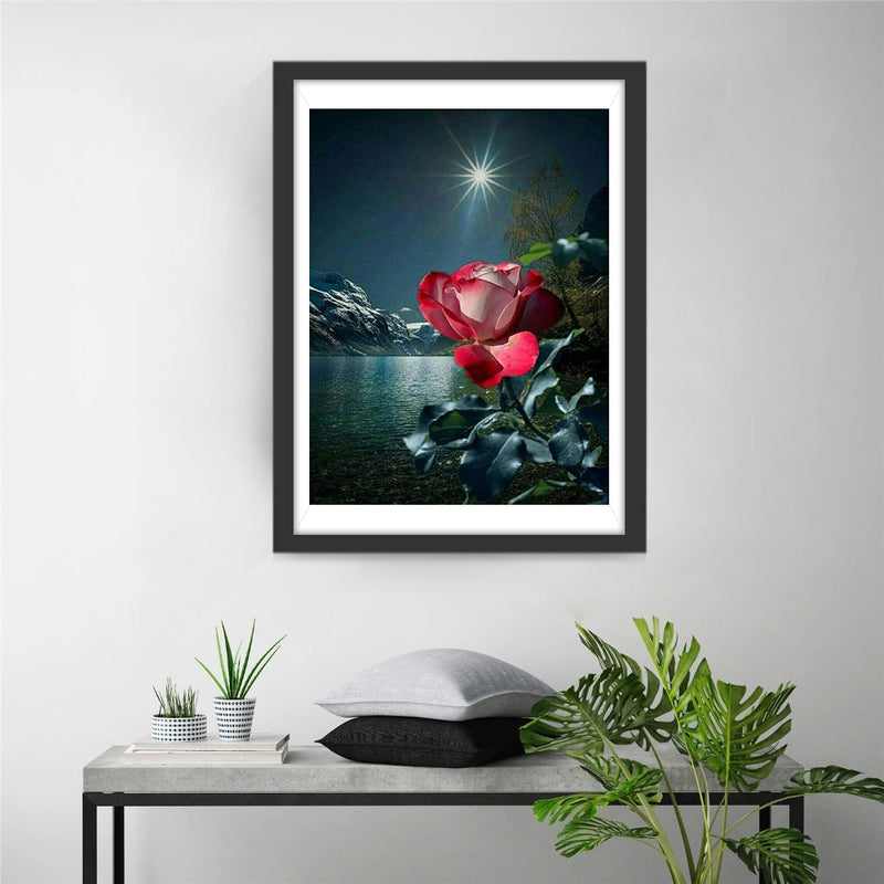 Rose and the Luminous Star 5D DIY Diamond Painting Kits