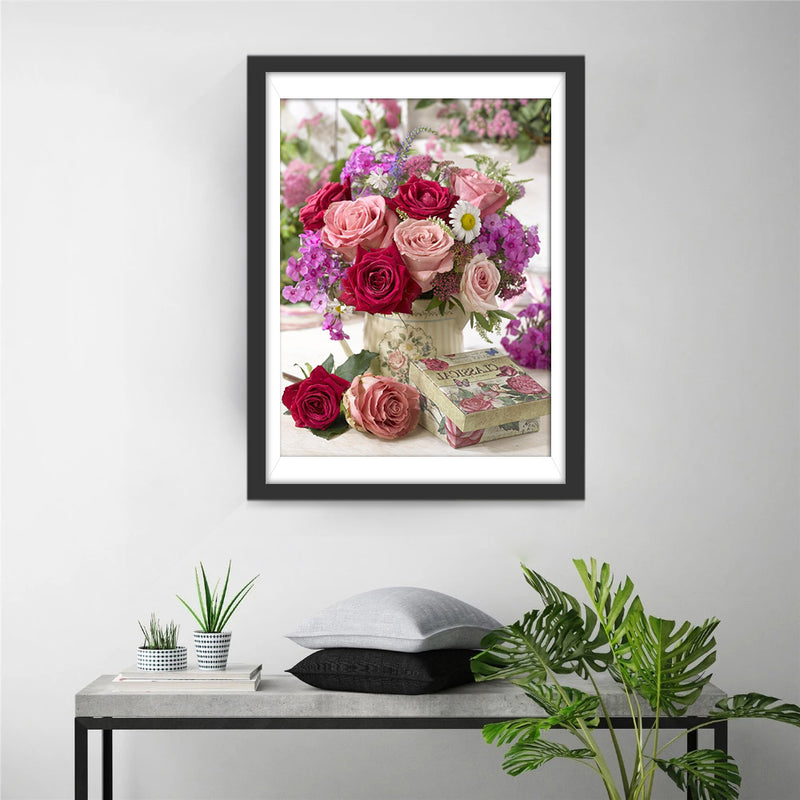 Colorful Rose and other Beautiful Flowers 5D DIY Diamond Painting Kits