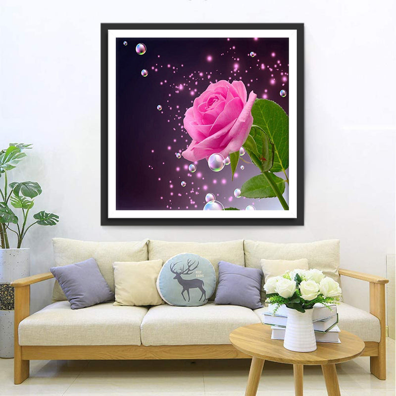 Beautiful Rose with Dews 5D DIY Diamond Painting Kits