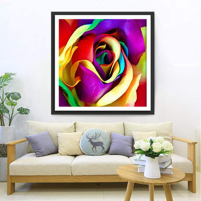 Rainbow Rose 5D DIY Diamond Painting Kits