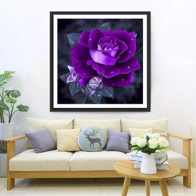 Purple Rose 5D DIY Diamond Painting Kits