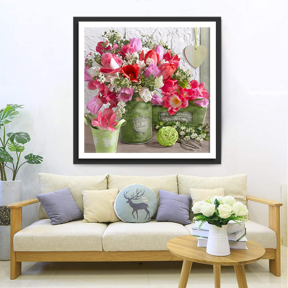 Beautiful Tulips Diamond Painting