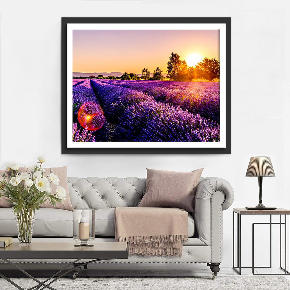 Lavender and Sunset Diamond Painting