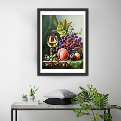 Champagne and Fruits Diamond Painting