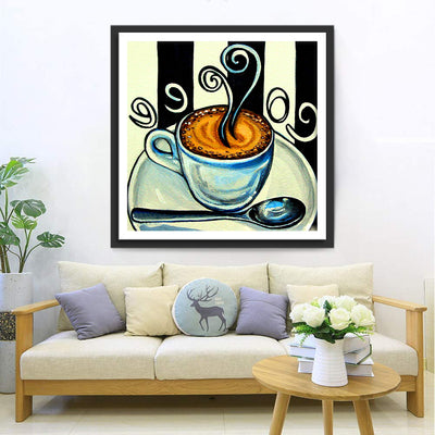 Coffee Drawn 5D DIY Diamond Painting Kits