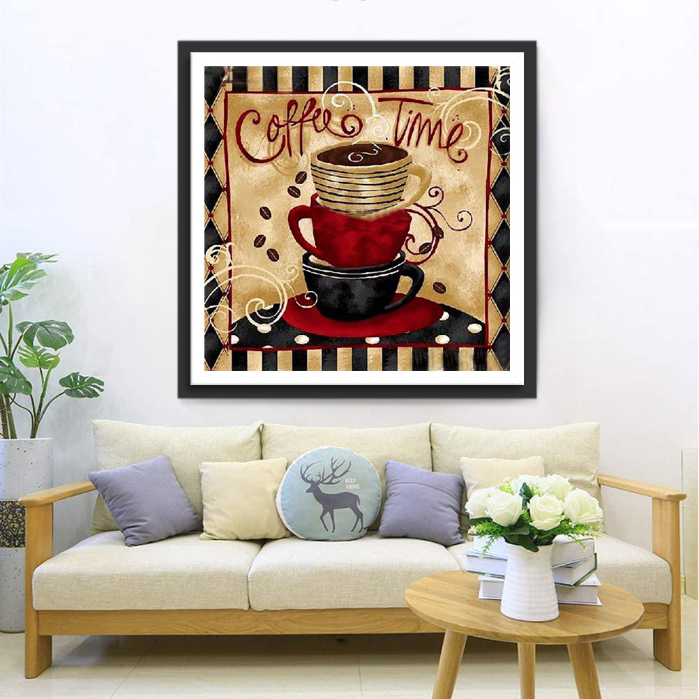 Cup and Coffee Diamond Painting