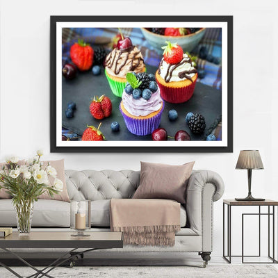 Cupcakes and Fruits Diamond Painting