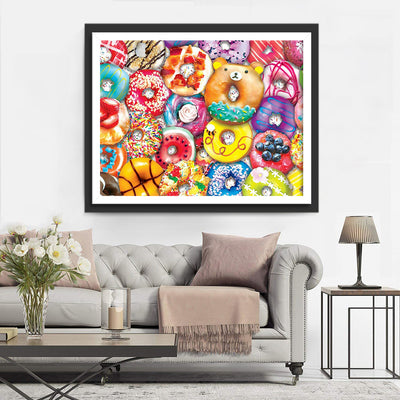 Colorful Donuts Diamond Painting