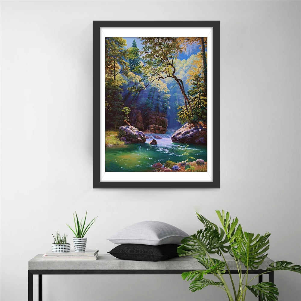 Forest under the Sun Diamond Painting
