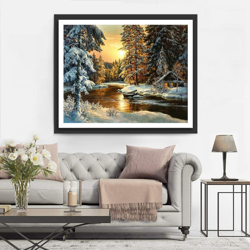 Winter Forest Diamond Painting