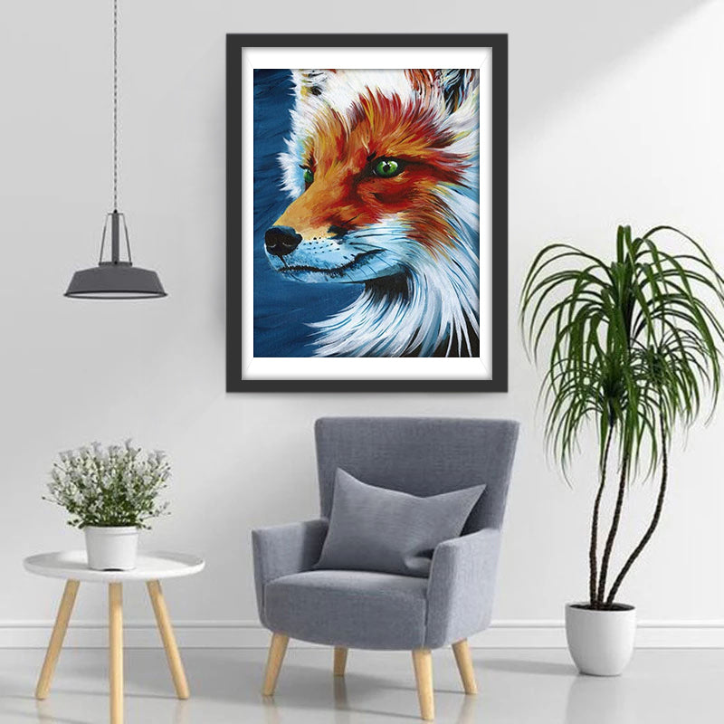 Profile of Red Fox Diamond Painting