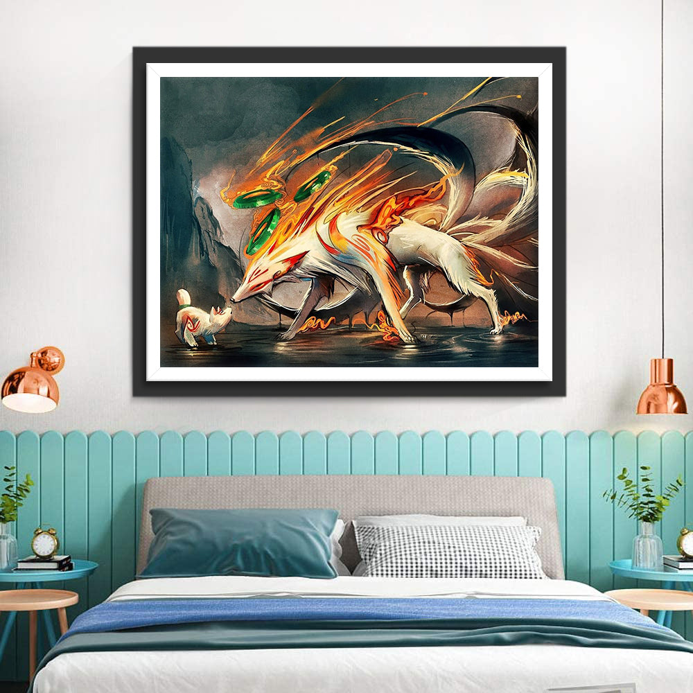 Nine-Tailed Fox Diamond Painting