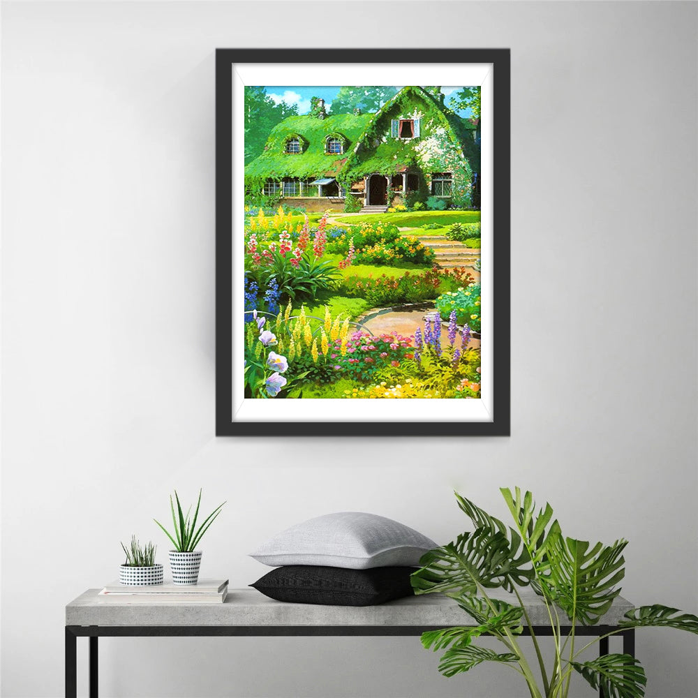 Green Garden Diamond Painting