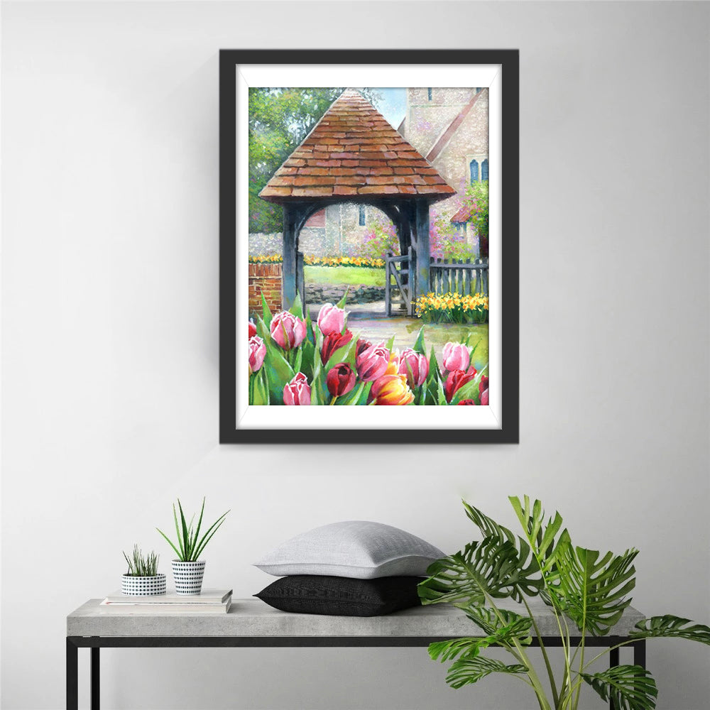 Tulips in the Garden Diamond Painting