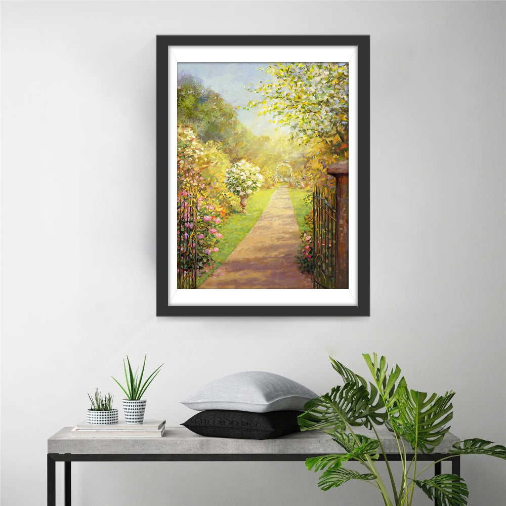 Spring Garden Landscape Diamond Painting