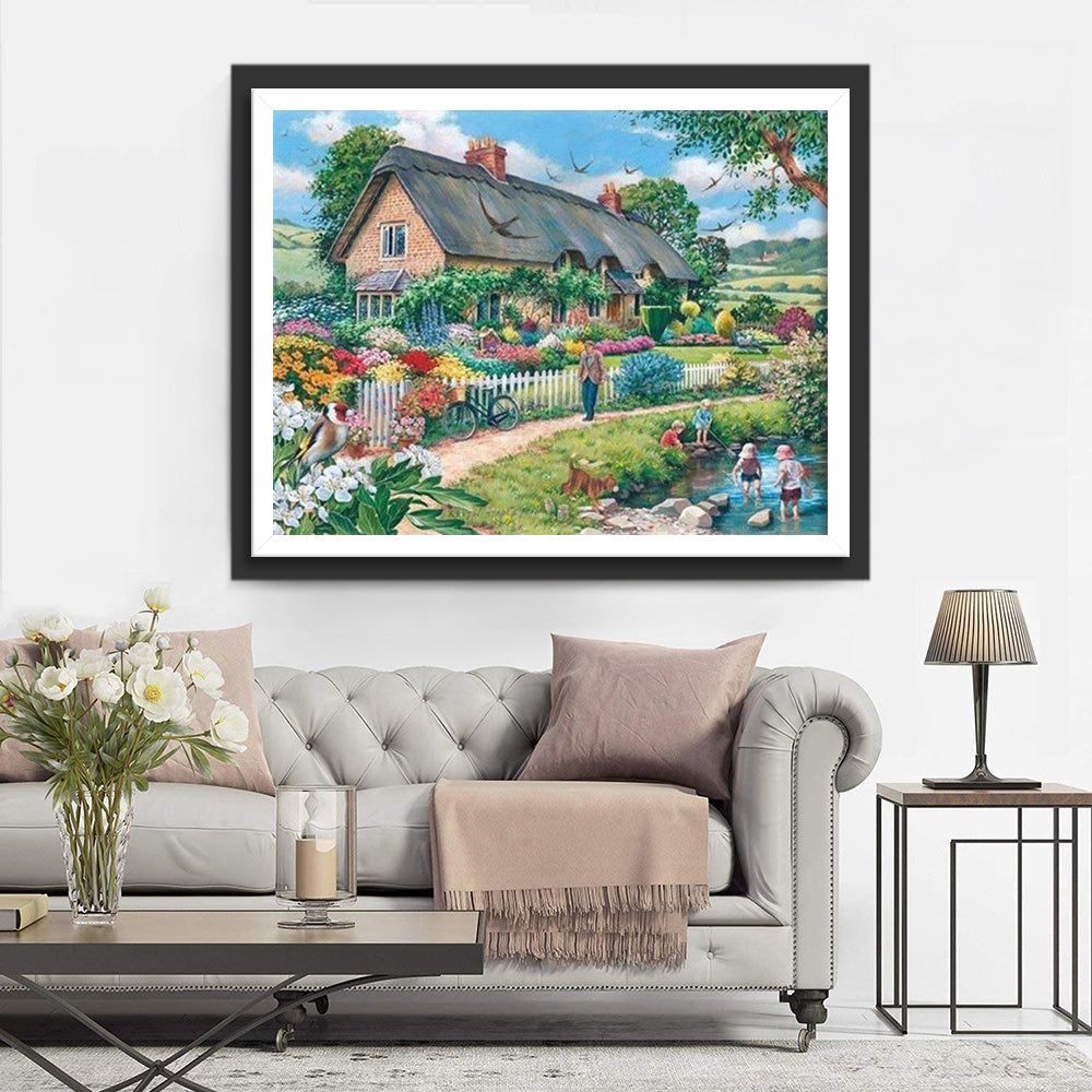 Country Garden Path Diamond Painting
