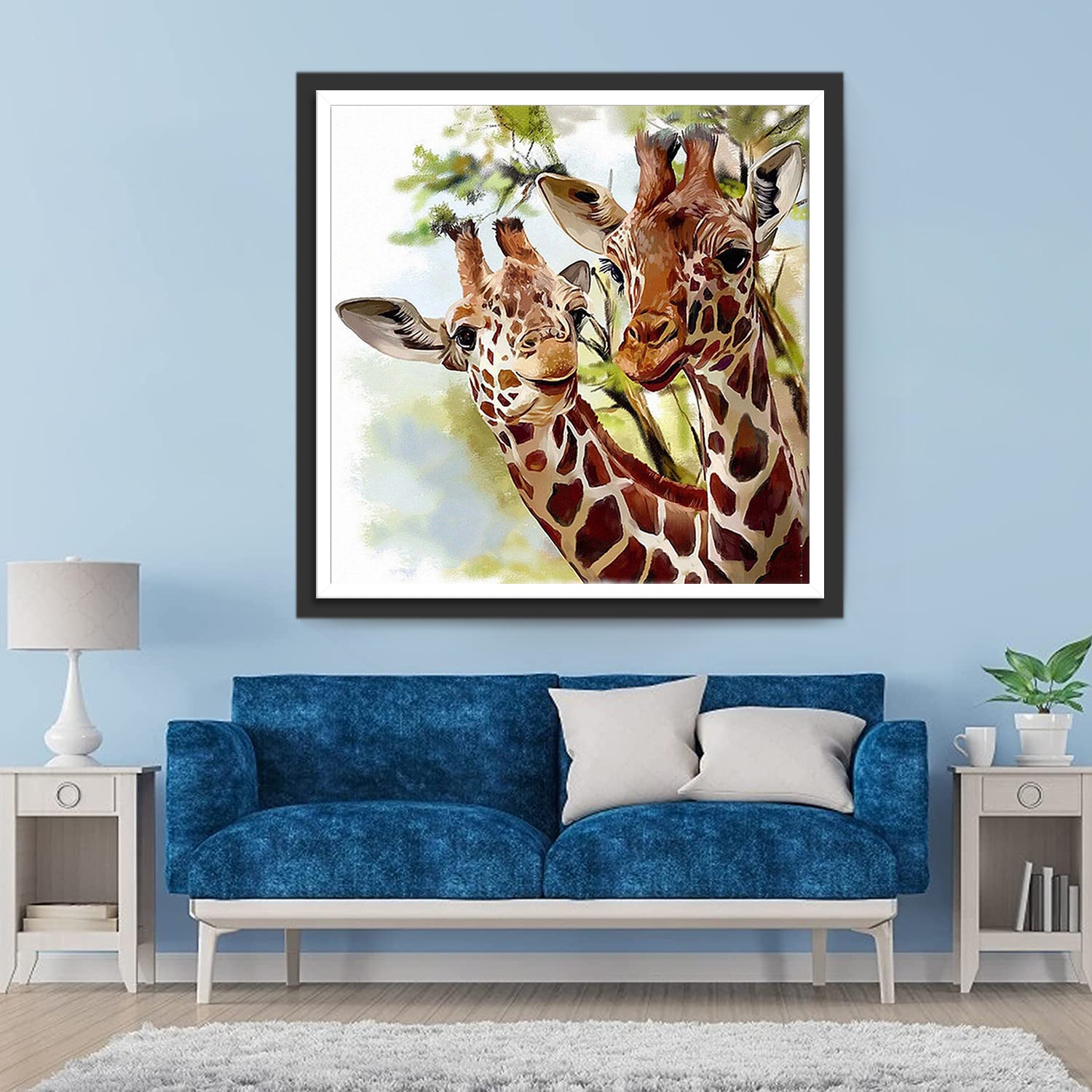 Couple of Giraffes Diamond Painting