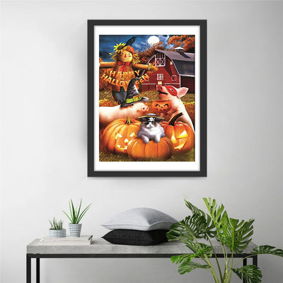 Halloween Farm Diamond Painting