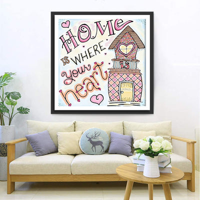 Home and Family Diamond Painting