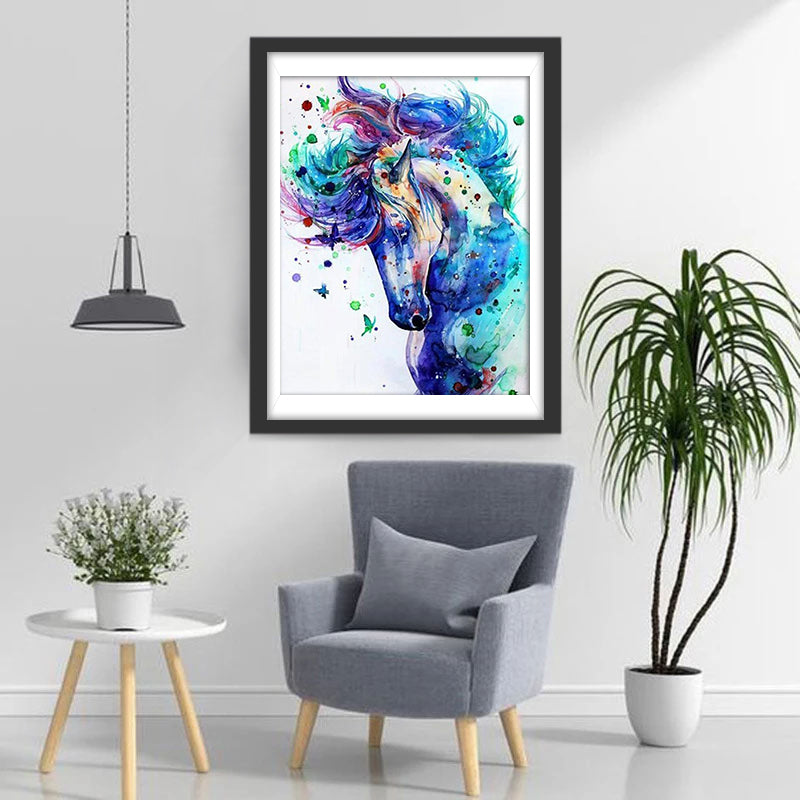 Beautiful Colorful Horse Diamond Painting