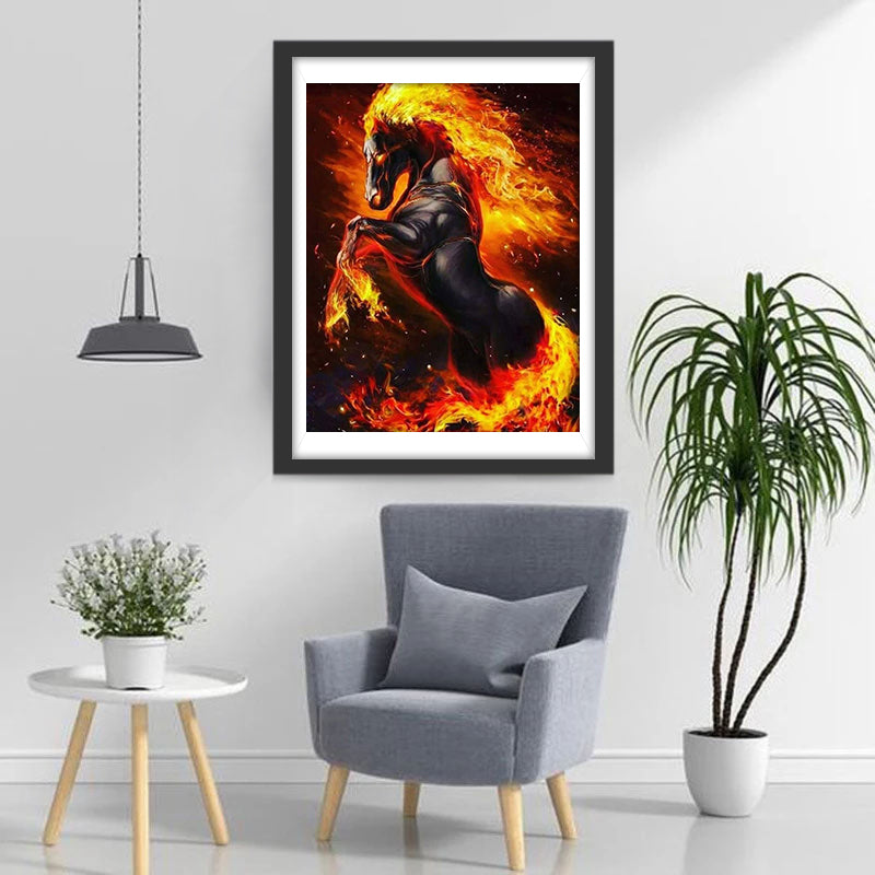 Fire Rider Diamond Painting