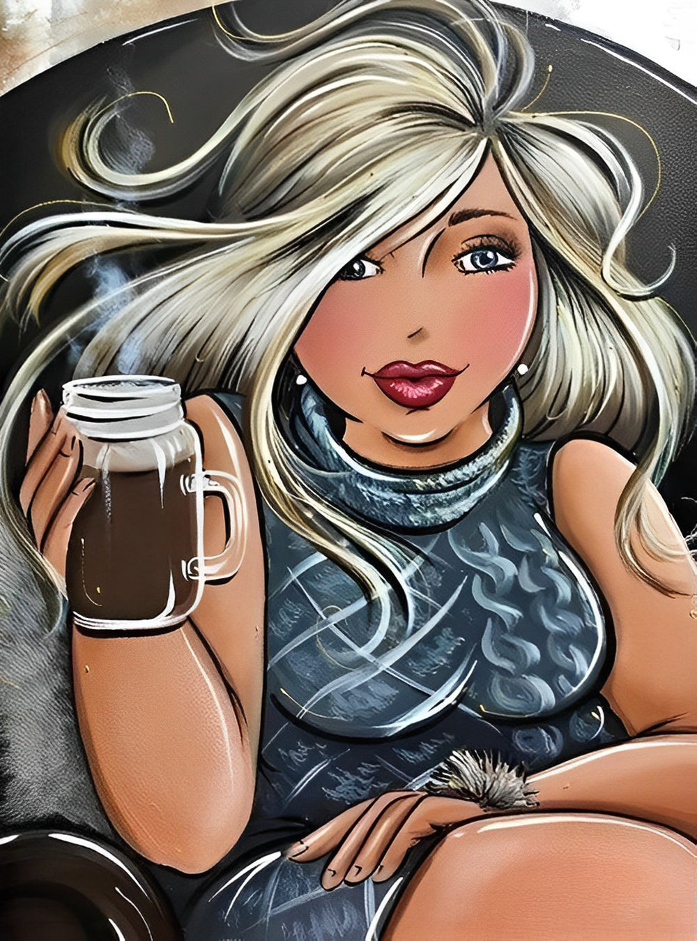 Wealthy Lady Diamond Painting
