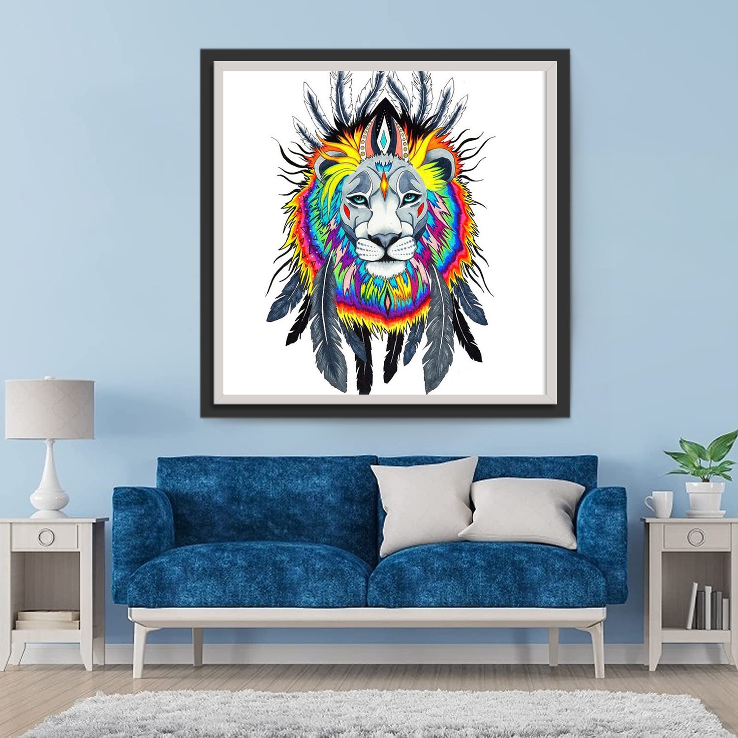 Totem of the Lion Diamond Painting