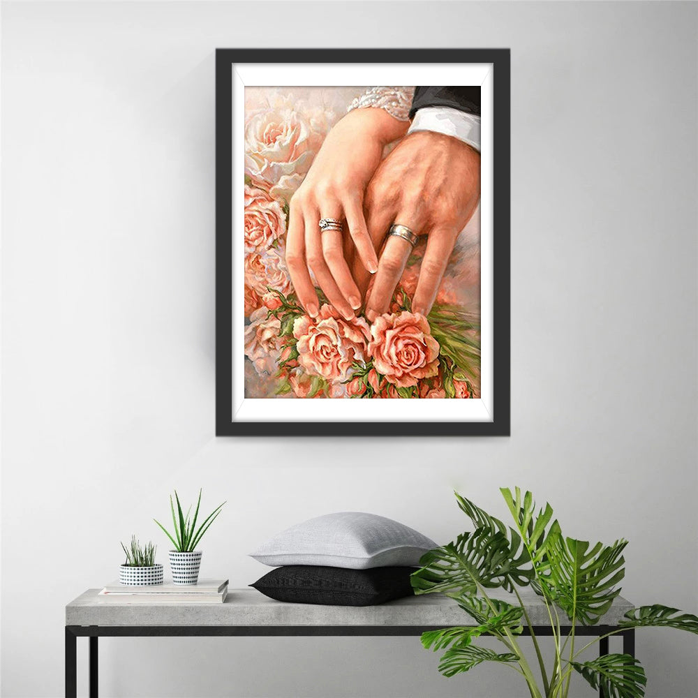 Couple and Roses Diamond Painting