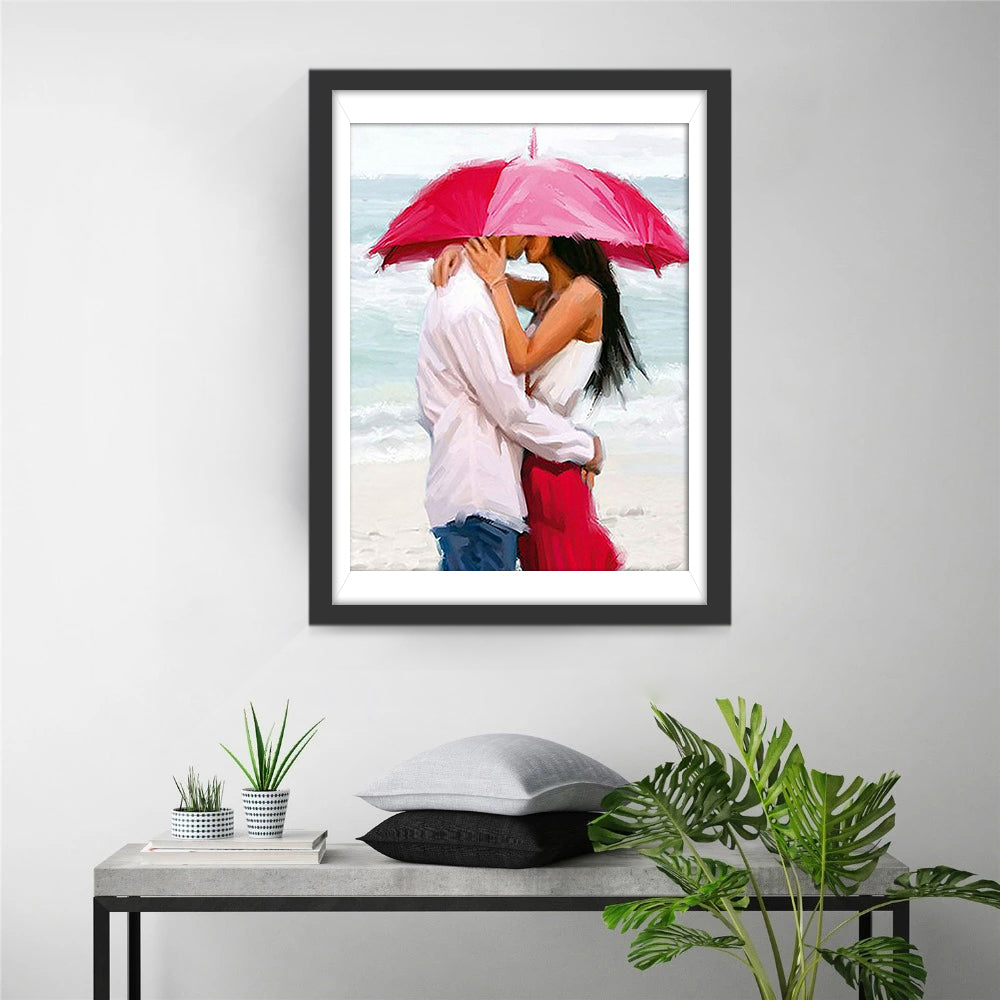 Couple on the Beach Diamond Painting
