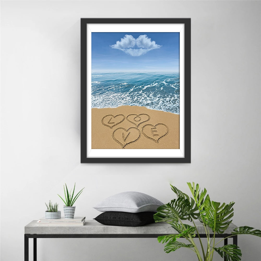 Cloud Shaped Lips Diamond Painting