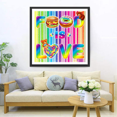 Food is Love 5D DIY Diamond Painting Kits