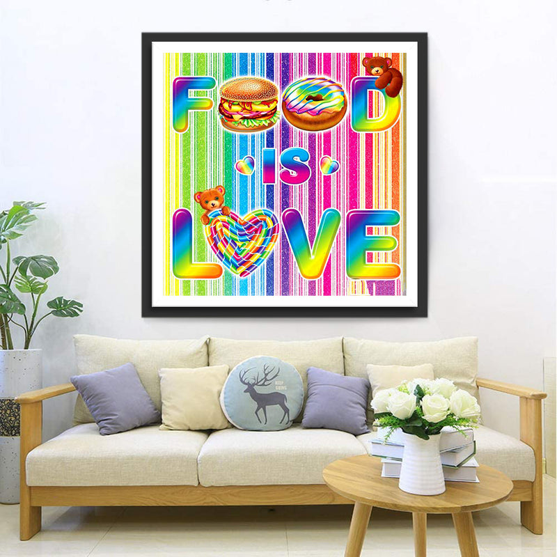 Food is Love 5D DIY Diamond Painting Kits