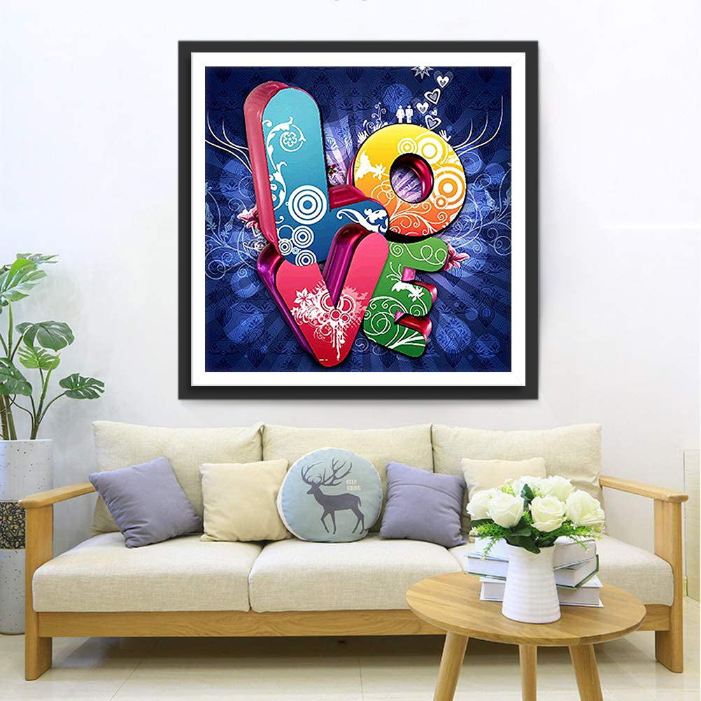 Colorful Love Diamond Painting